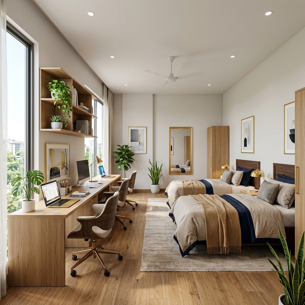 Premium Triple Sharing Room